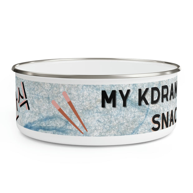 Light Blue Snack Bowl for Kdrama fans - Kdrama And Chill