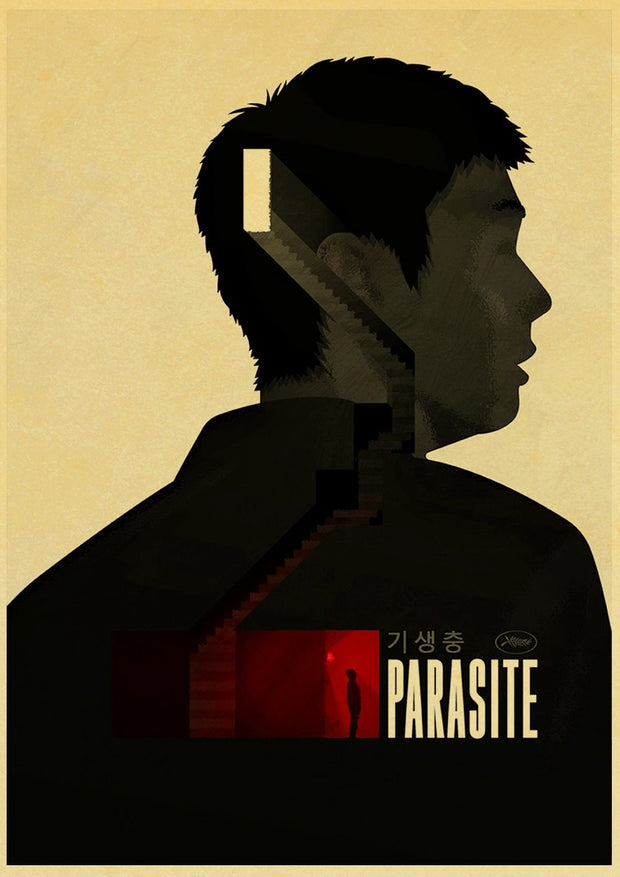 K-Drama Parasite  Vintage Wall Art Posters - Kdrama And Chill