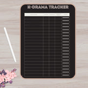 Dark mode K-Drama Tracker Television Journal - Kdrama And Chill