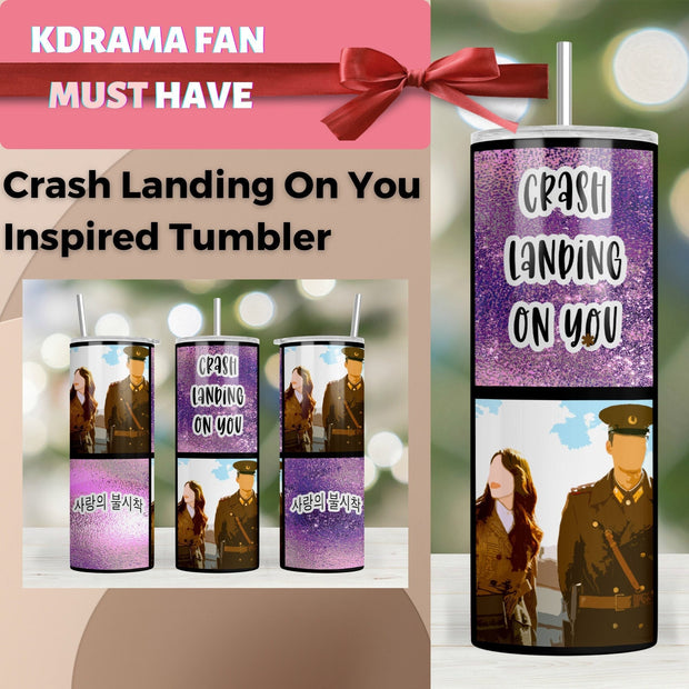 Crash Landing On You 20oz Tumbler - Kdrama And Chill